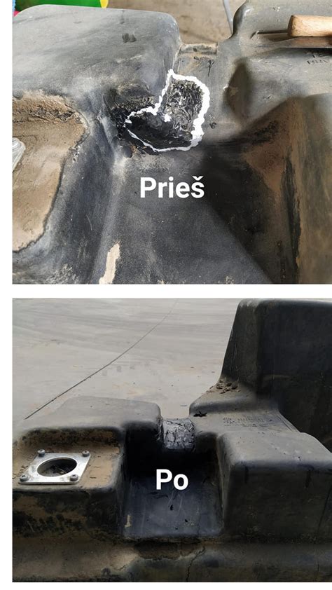 Infografika: palyginimas tarp metalinių ir plastikinių kuro bakų