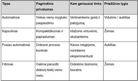 Infografika: keltuvų tipų palyginimas