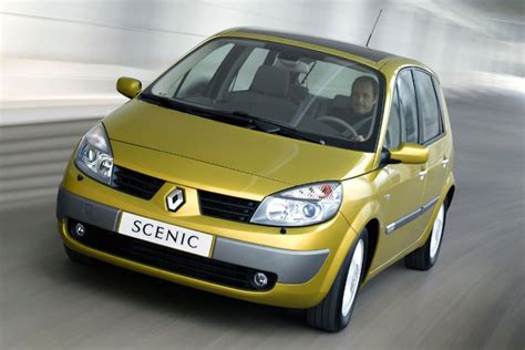 Renault Scenic II interjero nuotrauka, rodanti sėdynių transformavimo galimybes