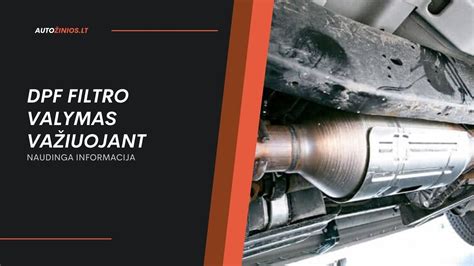 Detali nuotrauka susidėvėjusio arba apgadinto DPF filtro