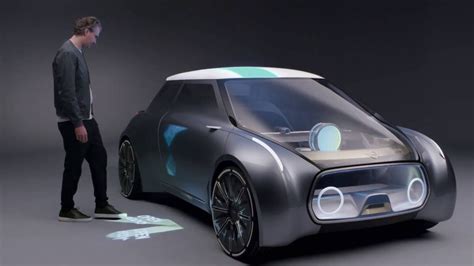Koncepcinis Mini Vision Next 100 automobilio interjeras su individualizuotais nustatymais
