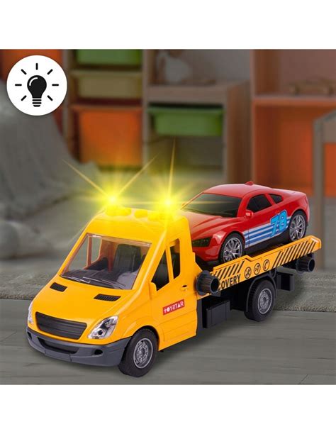 Teminė nuotrauka: tralas su pakrautu automobiliu