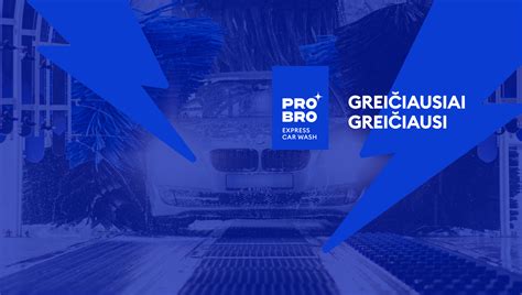 Tematinė nuotrauka su PRO BRO Express logotipu