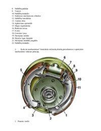 Vakuuminio stabdžių stiprintuvo schema su diafragma ir kameromis