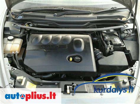 Volvo V50 variklio skyriaus schemos arba turbinos vaizdas