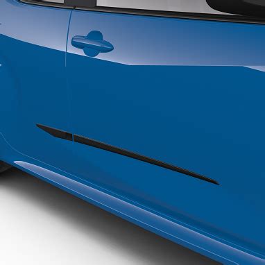 scheminis 5D anglies imitacijos juostos panaudojimo pavyzdys ant automobilio detalių