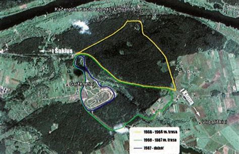 „Nemuno žiedo“ trasos panorama iš oro