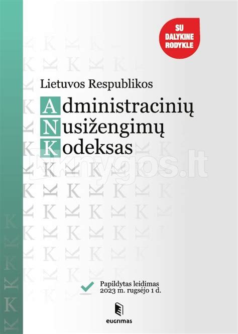 Schema, iliustruojanti administracinių nusižengimų struktūrą ir galimas baudas