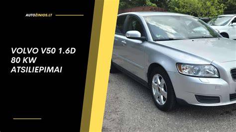 Infographic: Volvo V50 variklių palyginimas ir specifikacijos