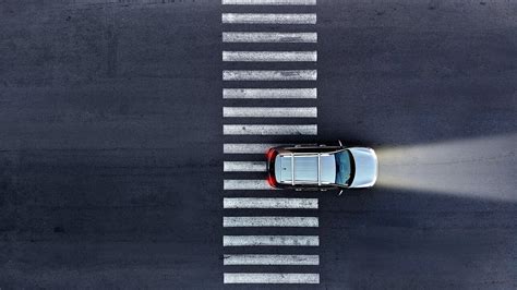 Schematinis brėžinys, vaizduojantis teisingą šoninių veidrodėlių sureguliavimą, rodantį automobilio kėbulo kraštą.