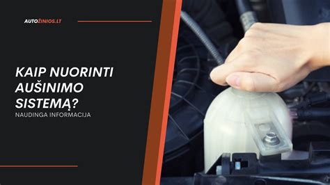 Schema, kaip aušinimo skystis cirkuliuoja per automobilio variklį ir šildymo sistemą