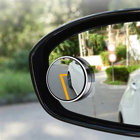Automobilio šoninis veidrodėlis su integruotu aklosios zonos įspėjimo indikatoriumi