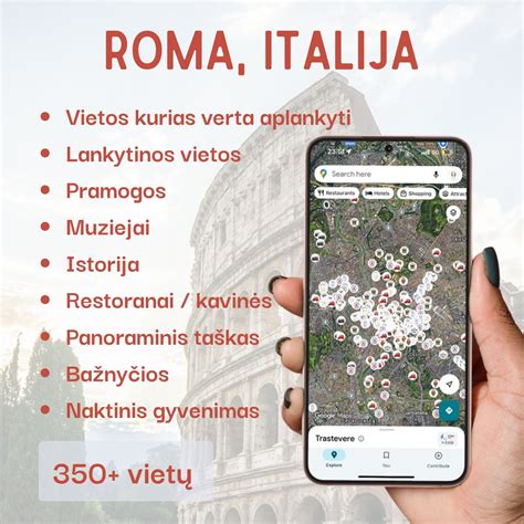 Žemėlapis su populiariausių Kretos lankytinų vietų žymėjimu