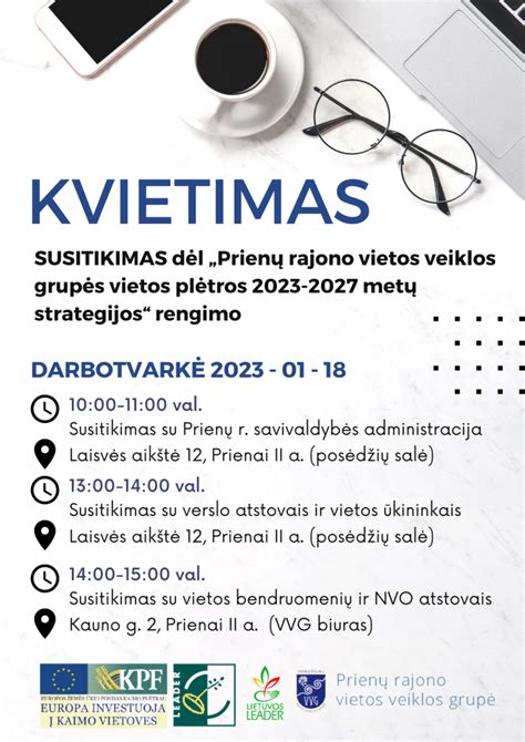infografika apie Prienų rajono vietos veiklos grupės strategijos įgyvendinimo etapus ir projektų teikimo procesą