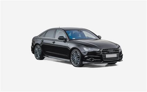 Audi A6 C7 automobilio šoninis profilis, pabrėžiantis S-line apdailos linijas ir lengvo lydinio ratlankius