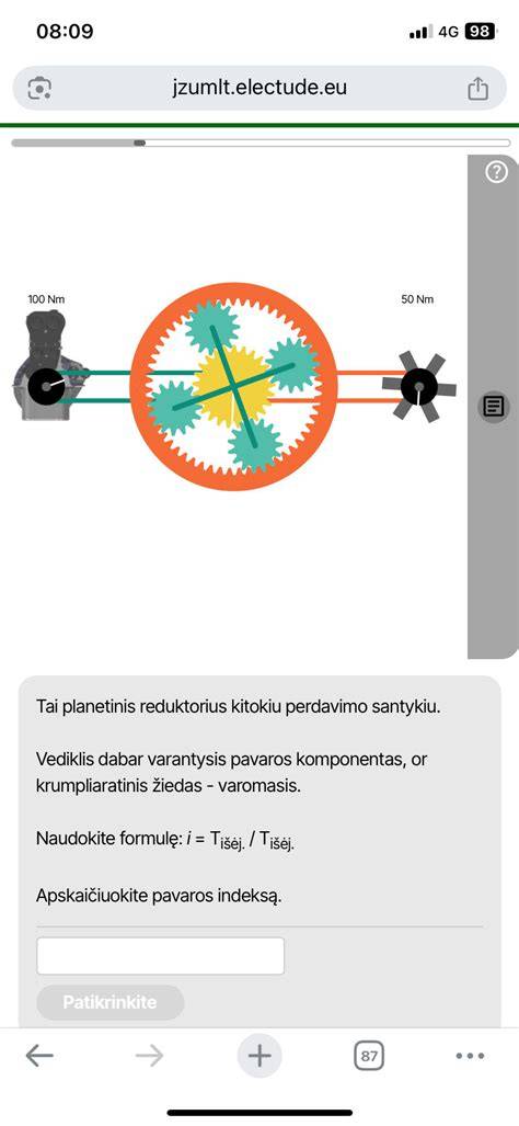 Infografika: Valtra bepakopių transmisijų principas (planetinis reduktorius, vediklis, sumavimo ventilis, hidrostatinis siurblys)