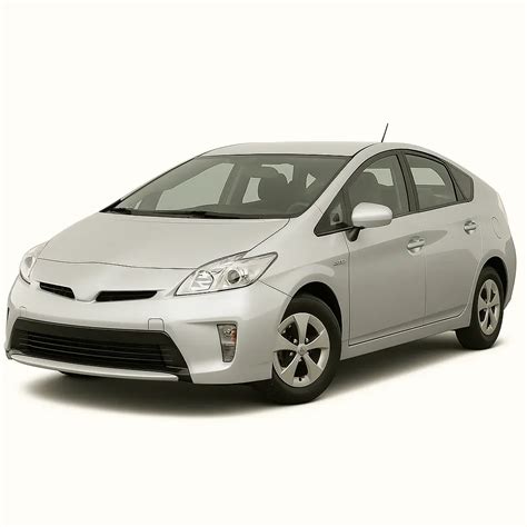 Nuotrauka, vaizduojanti Toyota Prius automobilį, tinkantį pavežėjo darbui.