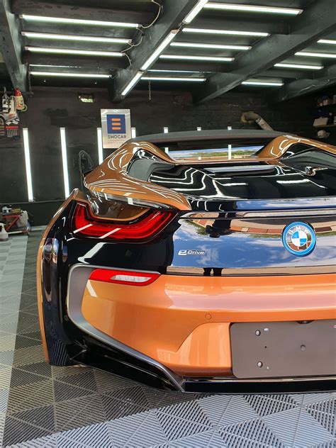 BMW i8 sportinio salono interjeras