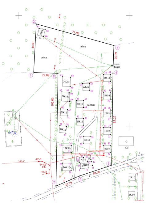 kadastriniai matavimai, žemės sklypo planai, kadastro žemėlapis