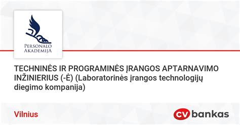 Techninės diagnostikos įrangos iliustracija