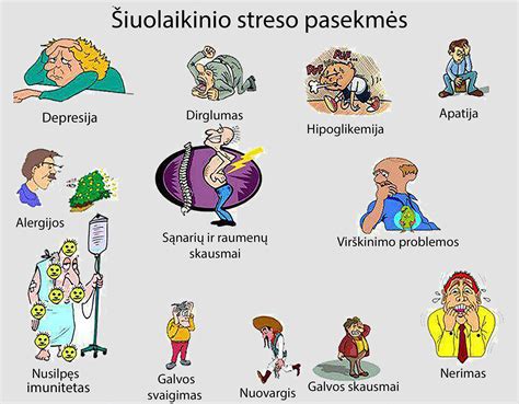 Infografika: streso poveikis organizmui