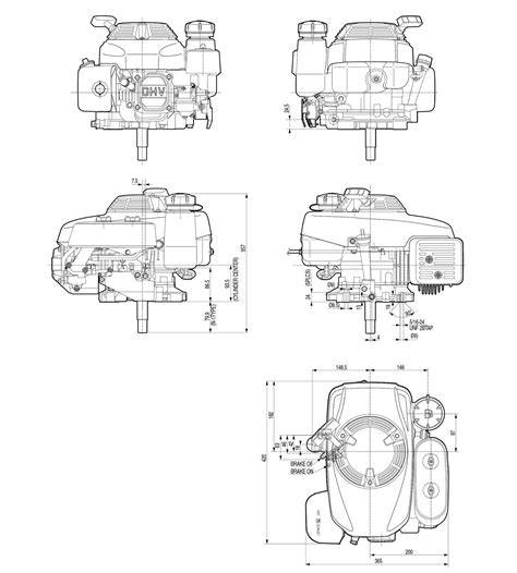 Honda GXV160 vandens siurblių schema ar nuotrauka