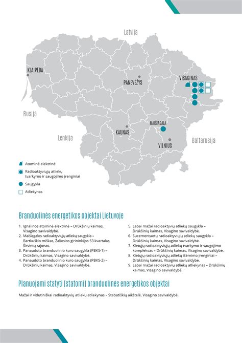 Žemėlapis su pažymėtais ERGO klientų aptarnavimo padaliniais Lietuvoje