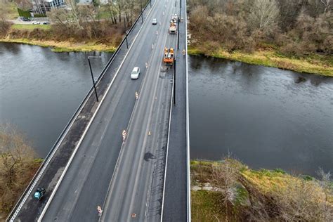 Kelio ruožas ties Valakampių tiltu, kur įvyko kelios avarijos