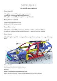 automobilio saugos sistemos laidų schema