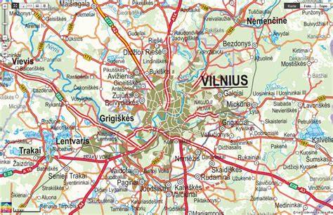 Vilniaus autoservisų tinklų žemėlapis