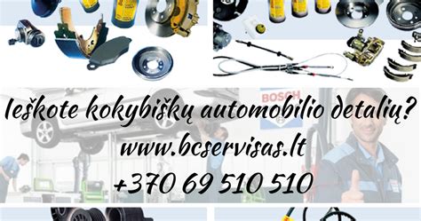 Teminė nuotrauka: automobilių dalys ir autoservisas