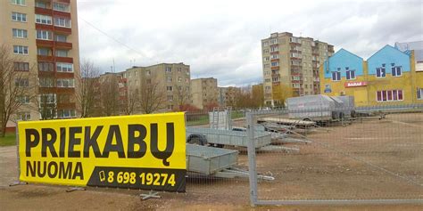 Žemėlapis su priekabų nuomos aikštelės vieta Kėdainiuose