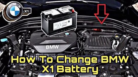 schema: akumuliatoriaus vieta po variklio dangčiu BMW X1 F48 modelyje