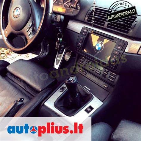 BMW E90 multimedijos sistemos ekranas su USB garso pasirinkimu
