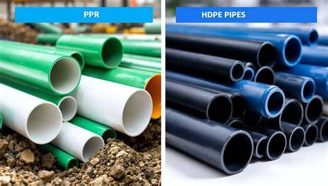 HDPE vs PVC-ABS pamatinis skirtumas, lankstumas ir atsparumas