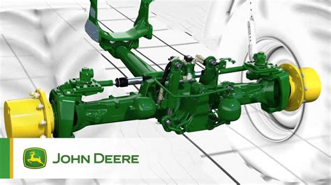 Tractor front axle suspension diagram/schematic