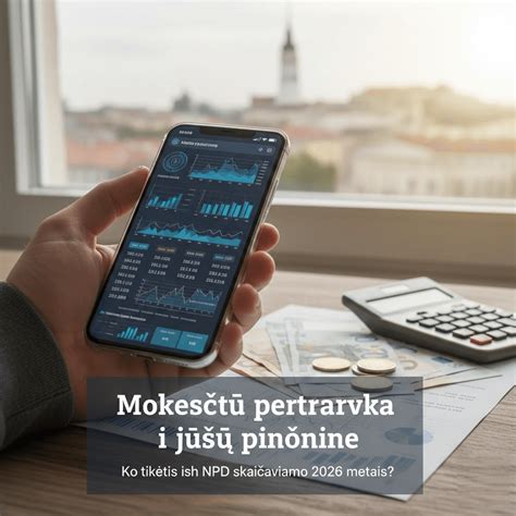 lentos, iliustruojančios mokesčių skaičiavimo pavyzdį