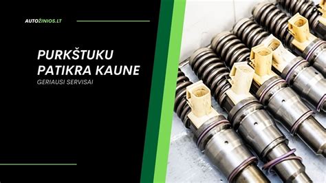 Automobilio kuro sistemos patikra servise