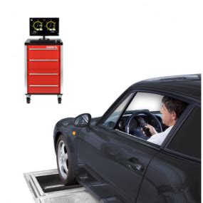 Važiuoklės diagnostikos stendas autoservise
