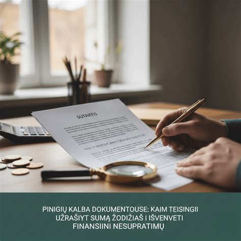 pavyzdys: teisingas pinigų sumų rašymas dokumentuose: 12 000 Lt (be taškų, su tarpais)