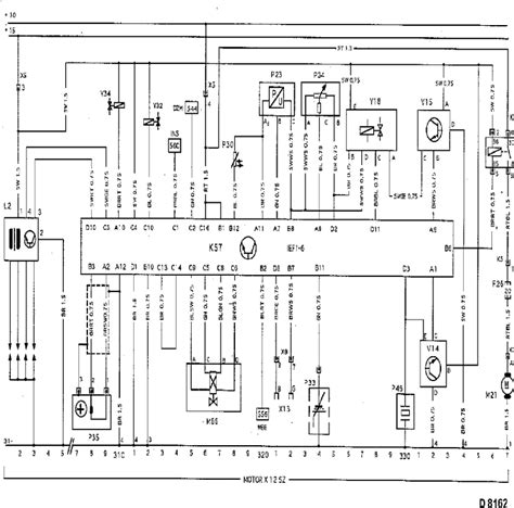Opel Corsa C saugiklių bloko schema