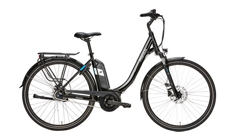 Pegasus Ancura elektrinio dviračio profilis su pavaizduotu priekinės šakės ir vairo mechanizmu