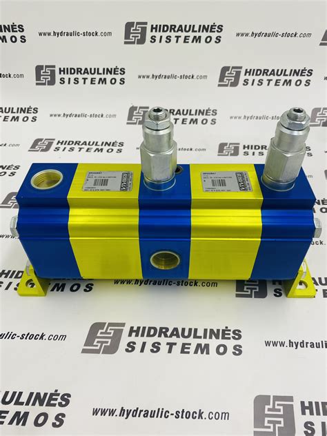 Hidraulinės sistemos su solenoidiniais vožtuvais schema