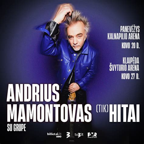 Andrius Mamontovas koncertuoja su grupe