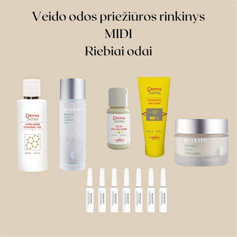 Odos priežiūros proceso iliustracija