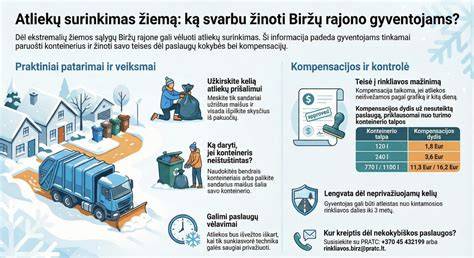 Infografika apie ekstremalių oro sąlygų žalą transportui.