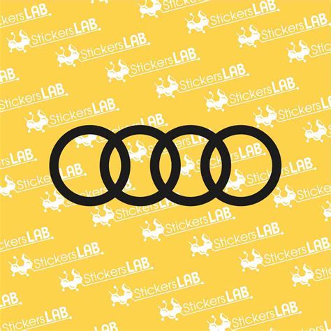 Istorinis „Audi“ logotipas su keturiais žiedais