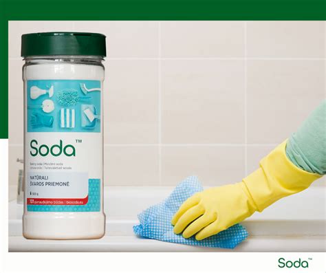 granitinės kriauklės valymas su soda