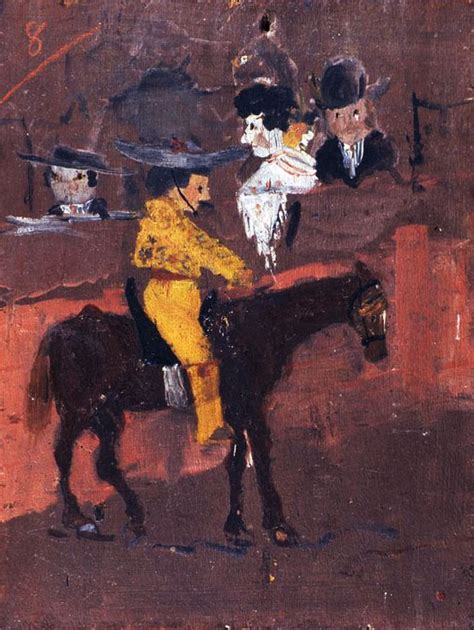 Pirmasis Pablo Picasso piešinys „El picador amarilio“ (1890)