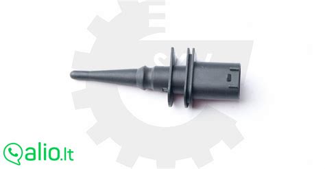 BMW E60 diagnostikos kompiuterio ekrane rodomi lauko temperatūros daviklio rodmenys